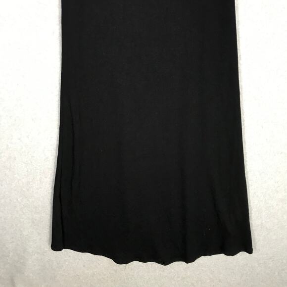 Zara Dress Womens Small Black Knit Loose Flowy Goth Tank Coastal Cover Up Preppy - Picture 3 of 12
